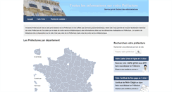 Desktop Screenshot of horaires-prefecture.fr
